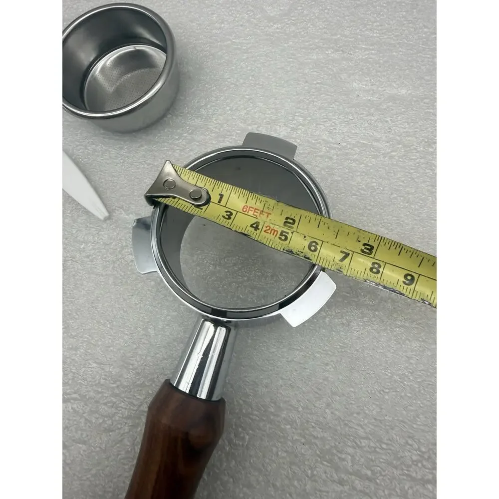 Bottomless Portafilter Barista Express 54mm Wooden Handle FOR BES870 *UNUSED ...